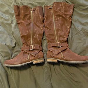 Torrid Wide Calf Knee Riding Boots